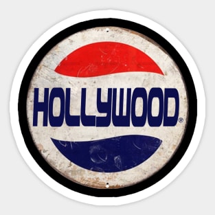 HOLLYWOOD or PEPSI Sticker